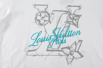 060311 New high-quality simple printed T-shirt