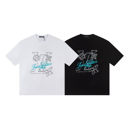 060311 New high-quality simple printed T-shirt