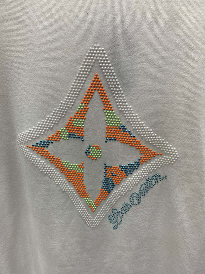 060311 New high-quality embroidered diamond soft knit T-shirt