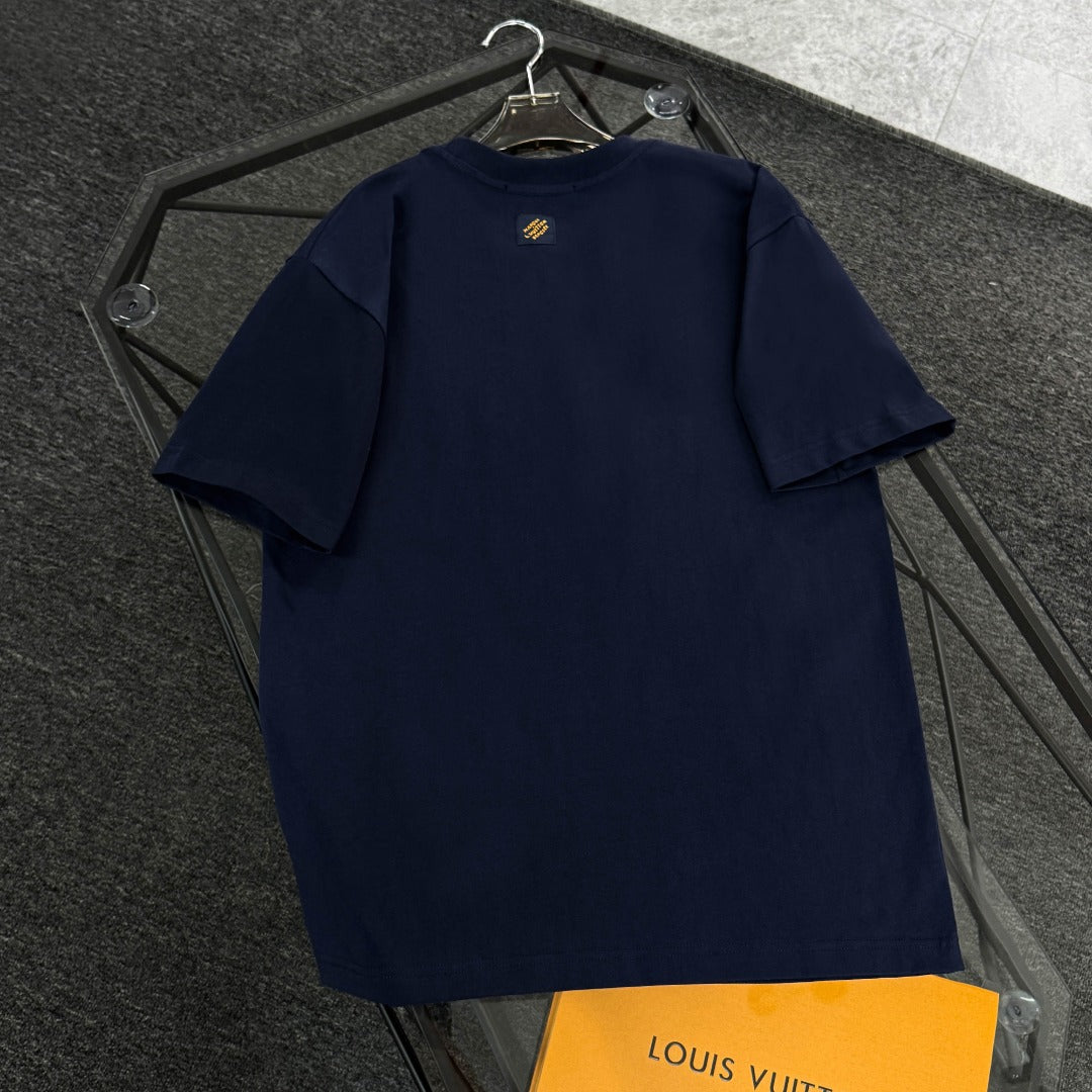 060311 New high-quality sequin embroidered thick T-shirt