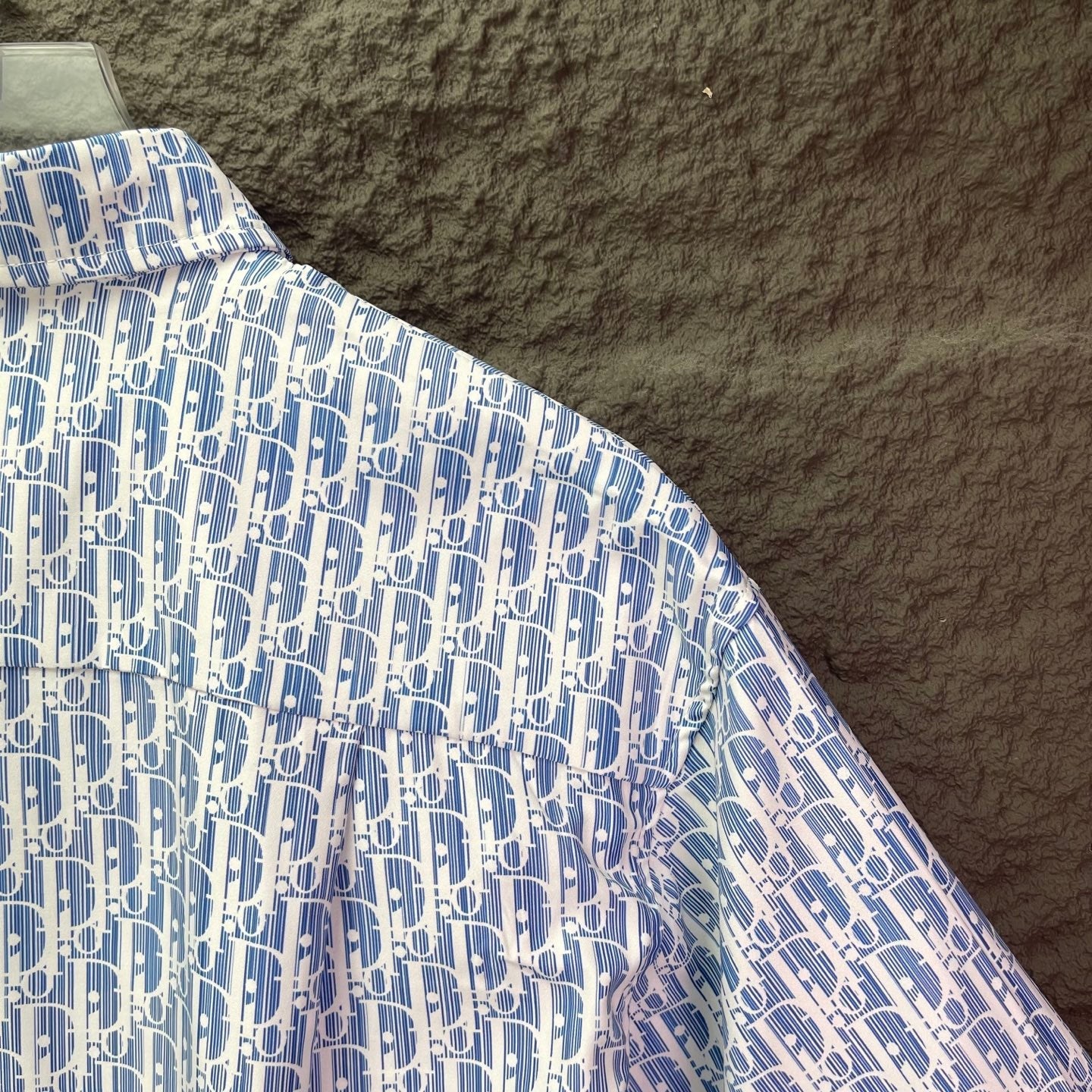 260315 New high-quality full-letter printed jacquard short-sleeved shirt