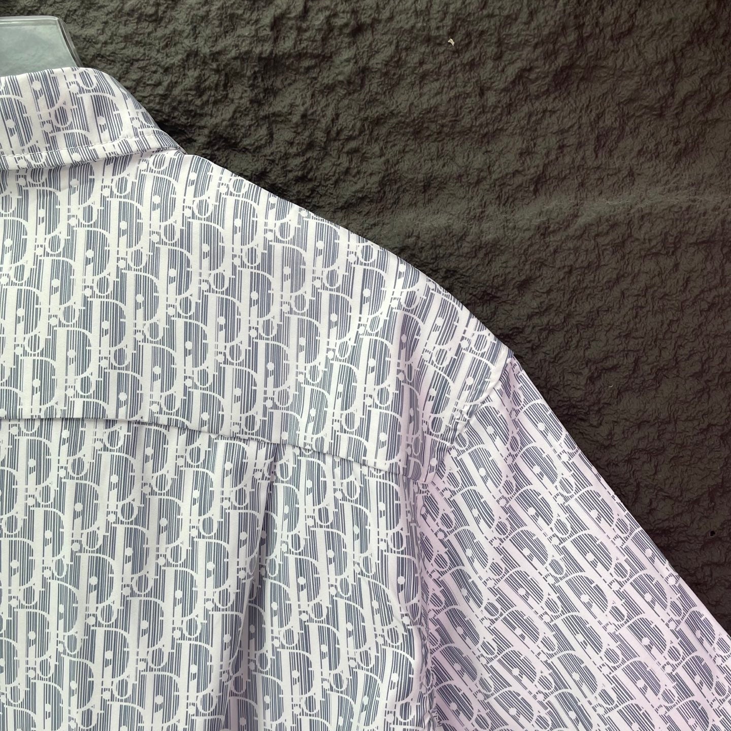 260315 New high-quality full-letter printed jacquard short-sleeved shirt