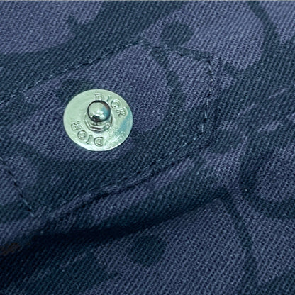 260315 New high-quality full-embroidered letter jacquard logo denim jacket