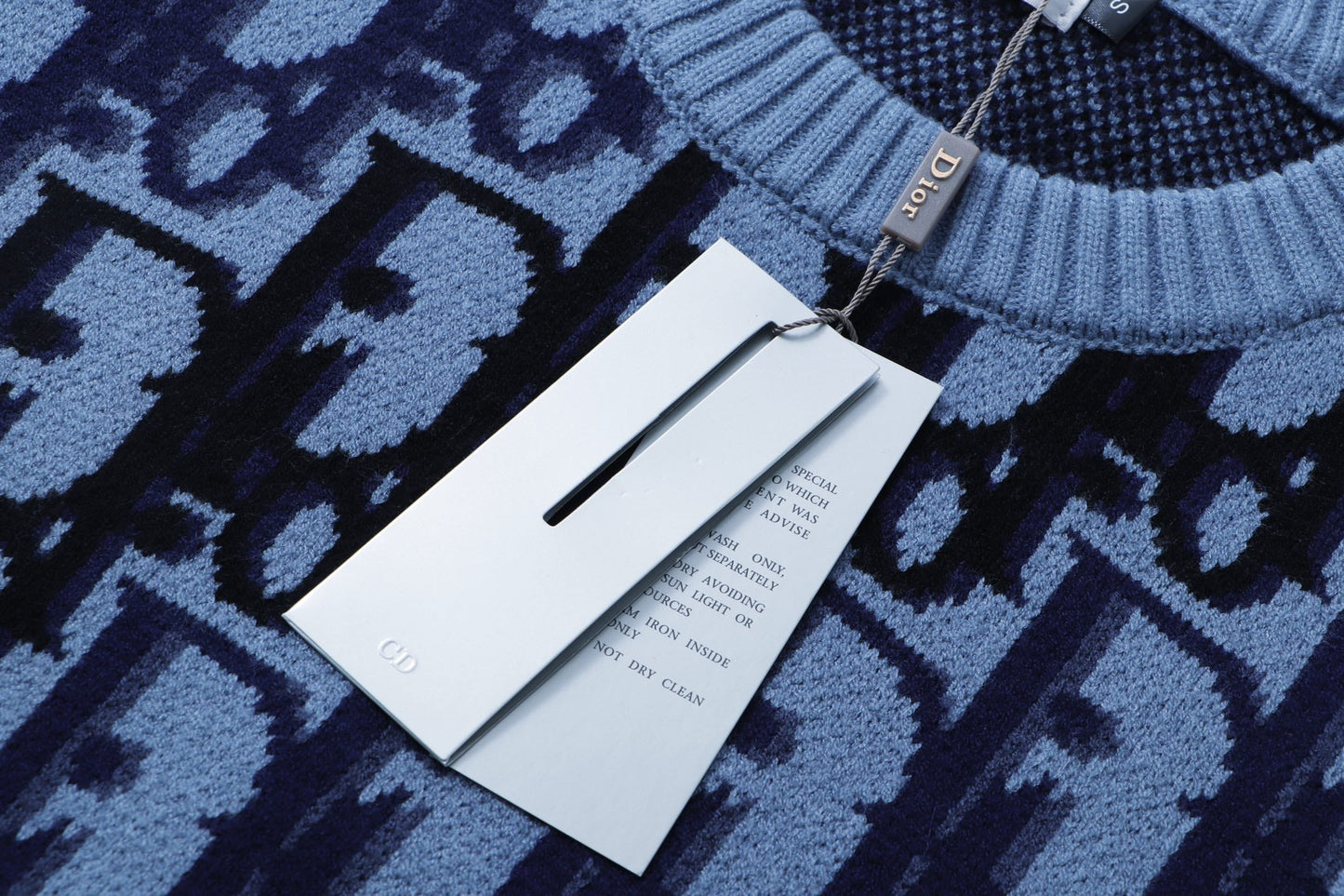 260315 New high-quality full-pattern jacquard wool knitted round-neck sweater