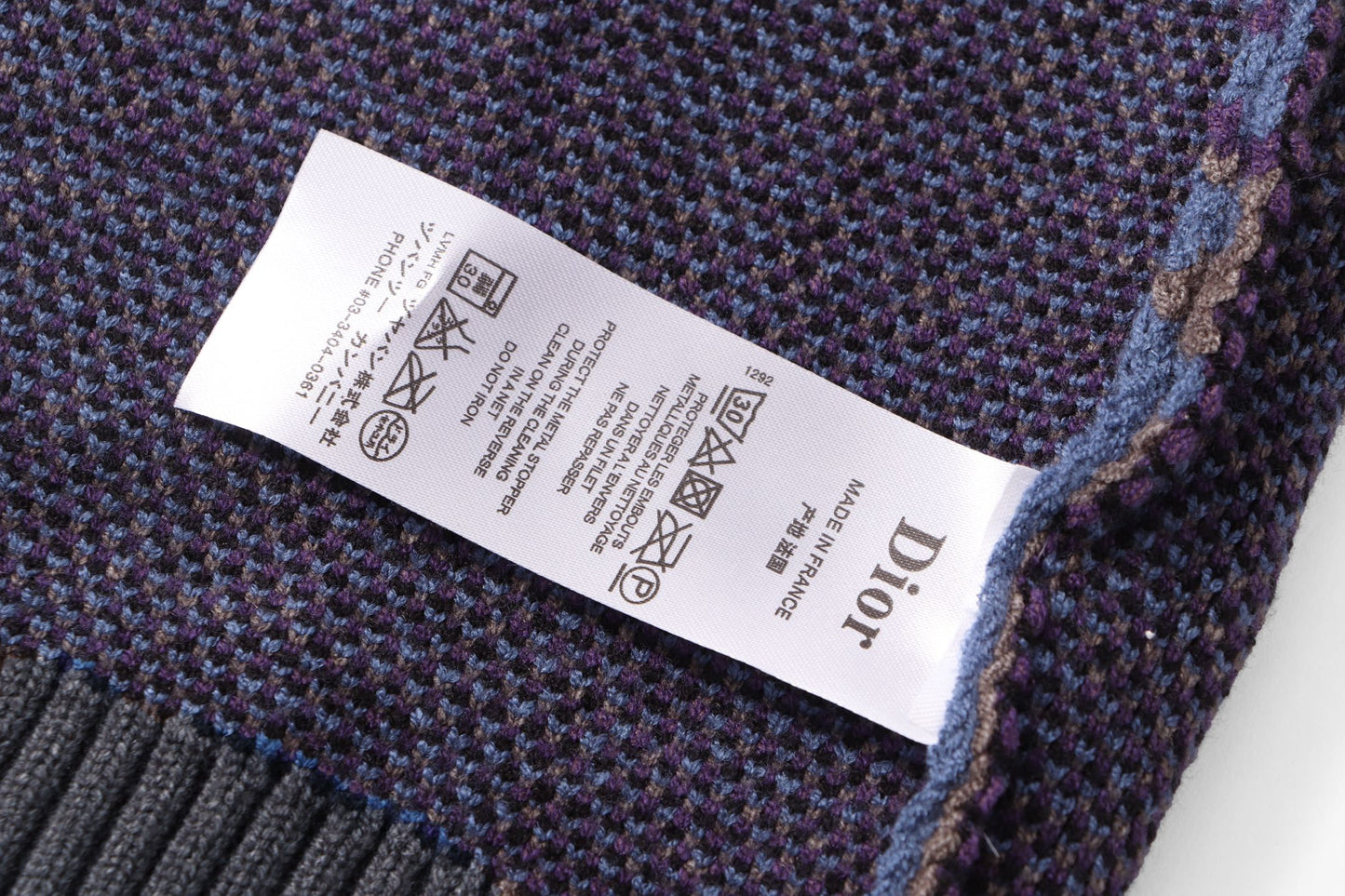 260315 New high-quality full-pattern jacquard wool knitted round-neck sweater