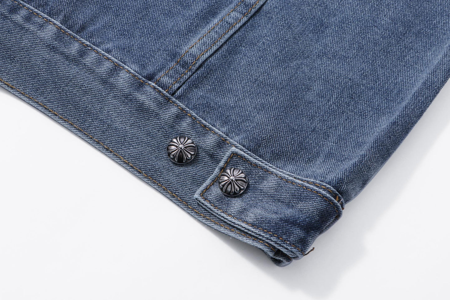 260315 New high-quality sequined denim jacket