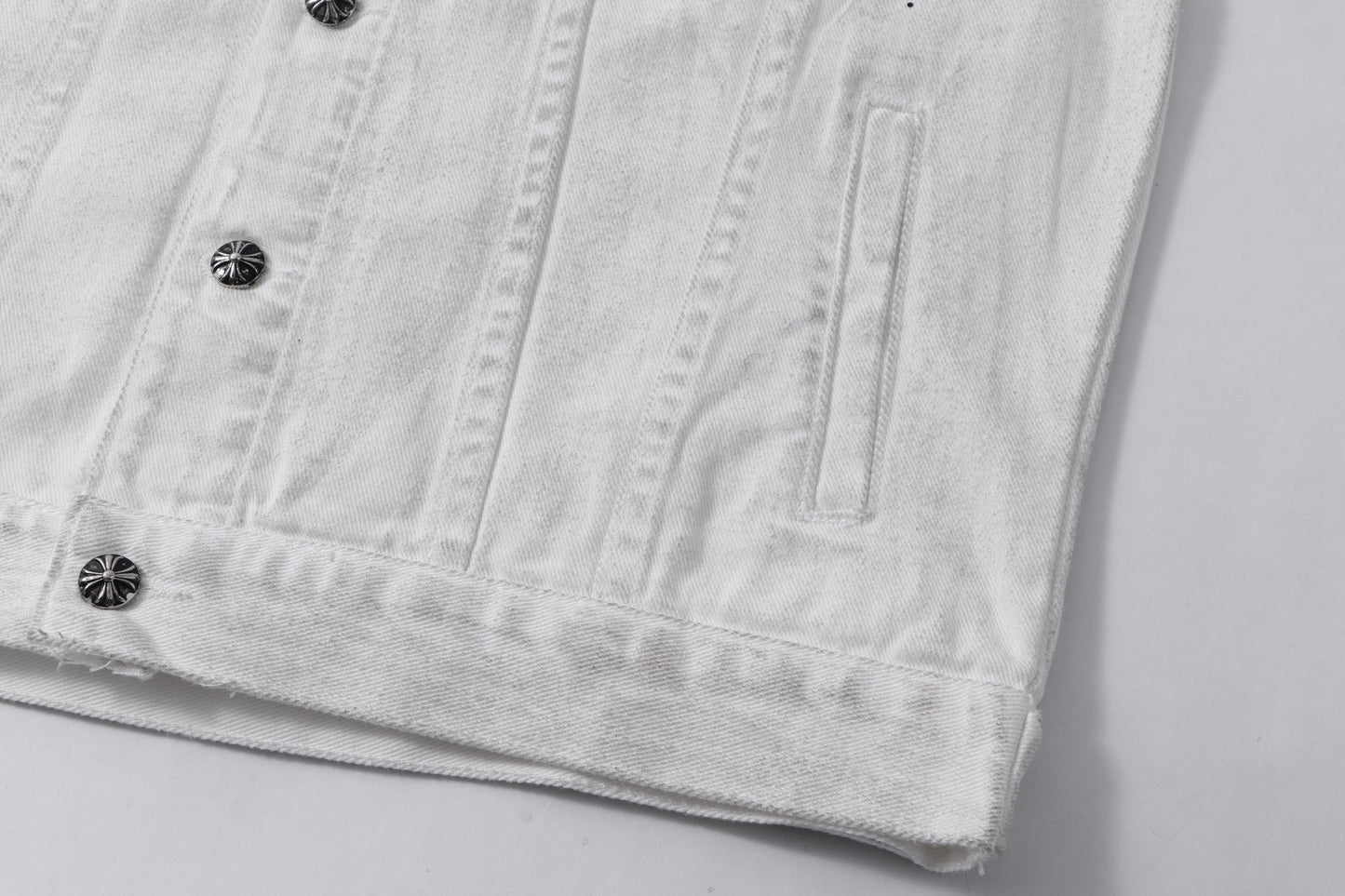 260315 New high-quality sequined denim jacket