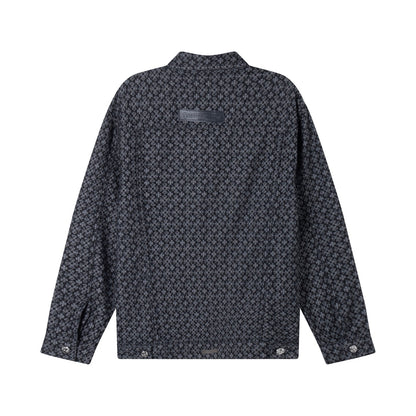260315 New high-quality full-print shirt denim jacket