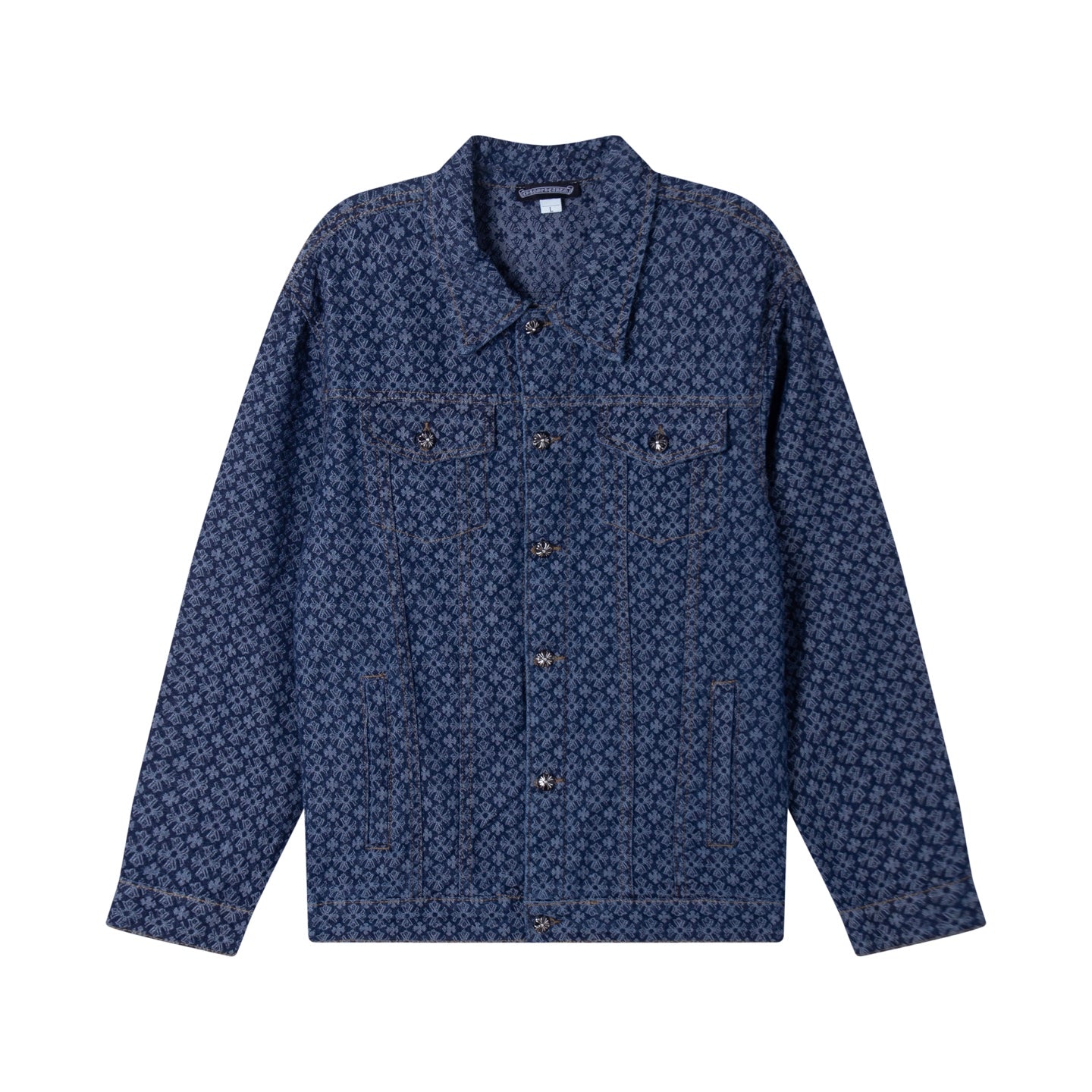 260315 New high-quality full-print shirt denim jacket