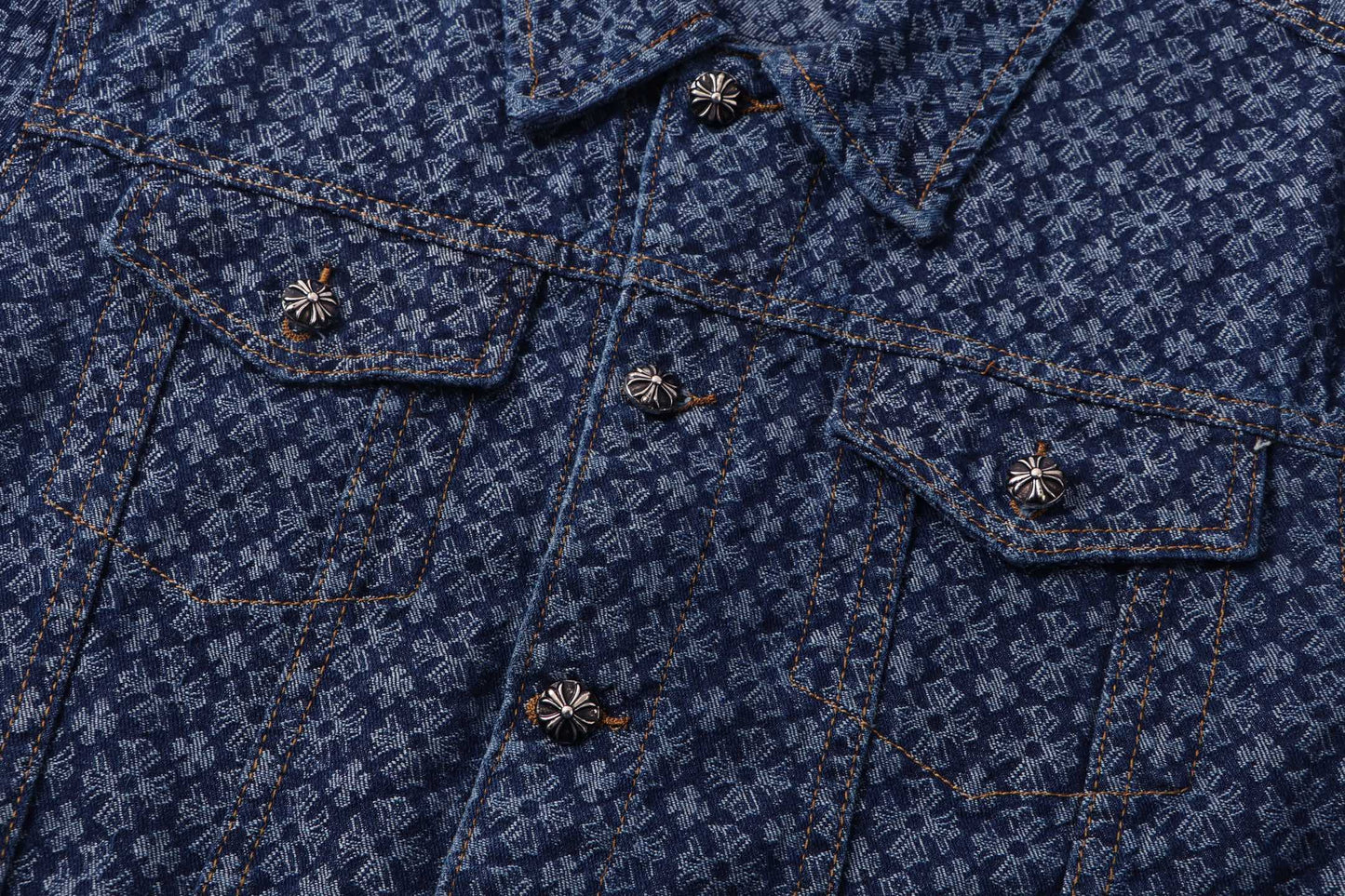 260315 New high-quality full-print shirt denim jacket