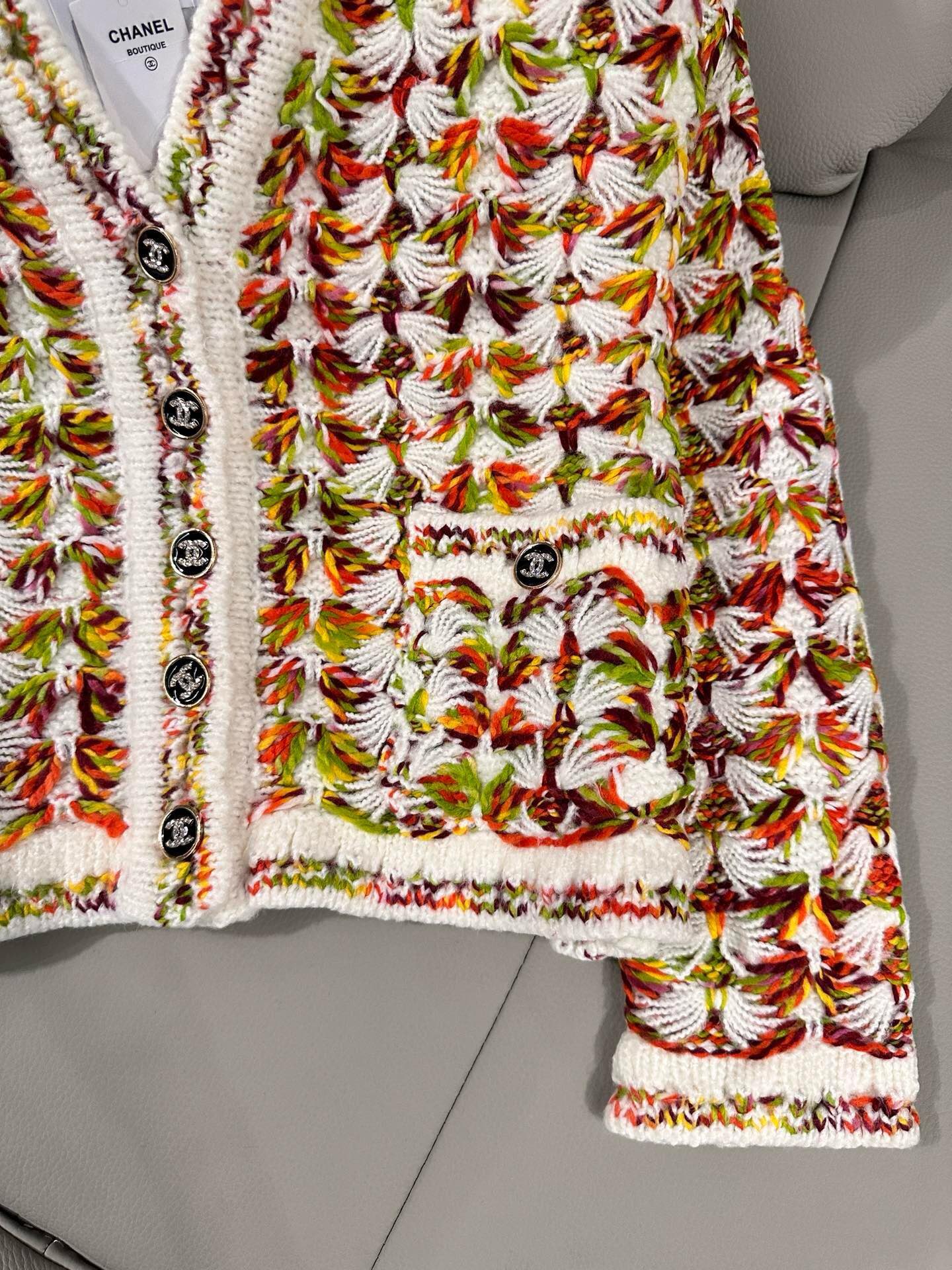 260315 New custom-made chunky cashmere cardigan jacket