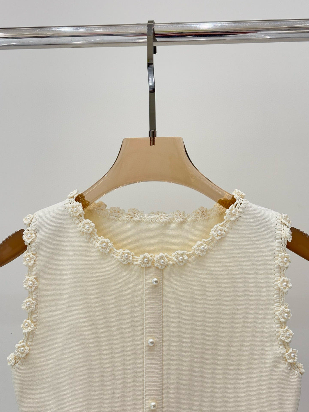 260315 New heavy-duty dress with spring-autumn collar and lace trim