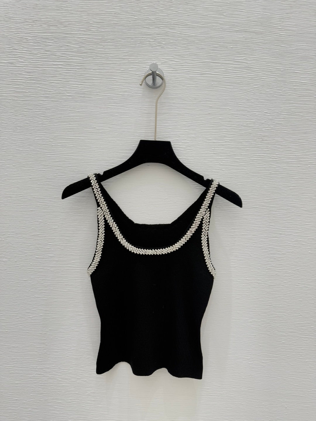 260315 New spring-autumn soft diamond-encrusted decorative vest