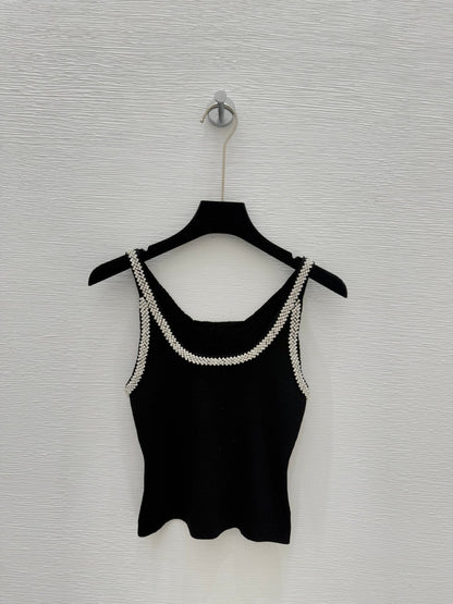 260315 New spring-autumn soft diamond-encrusted decorative vest