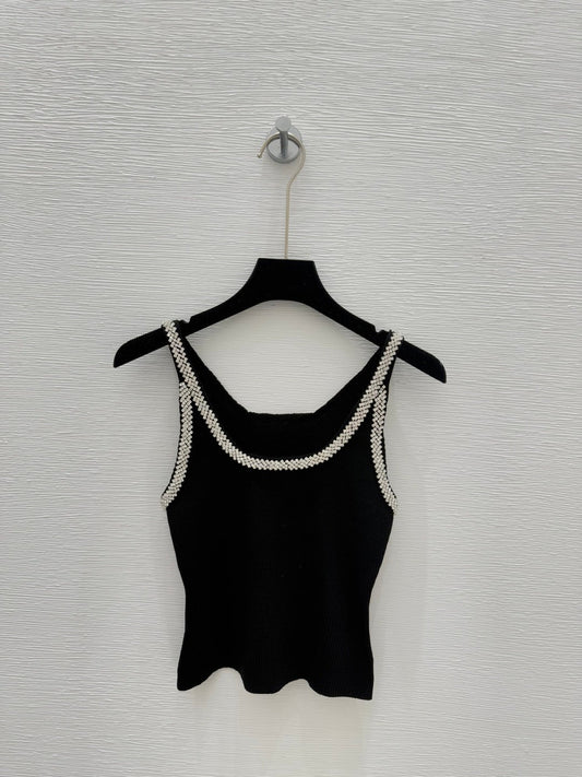 260315 New spring-autumn soft diamond-encrusted decorative vest