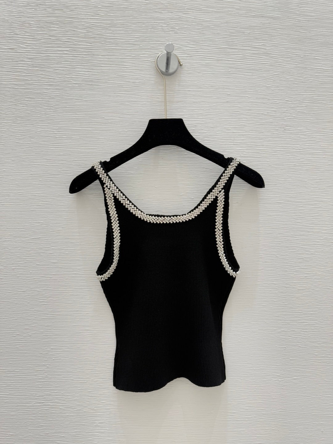260315 New spring-autumn soft diamond-encrusted decorative vest