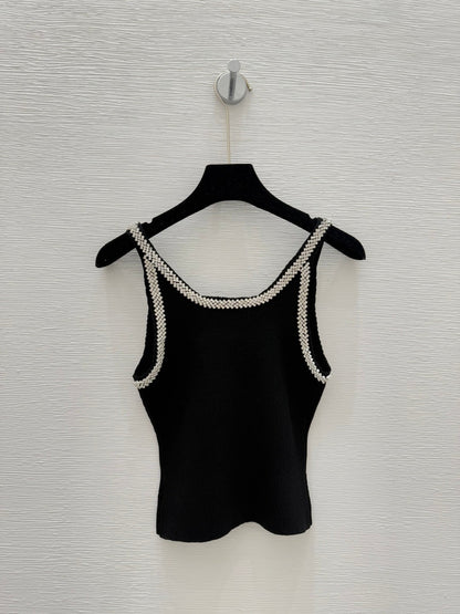 260315 New spring-autumn soft diamond-encrusted decorative vest
