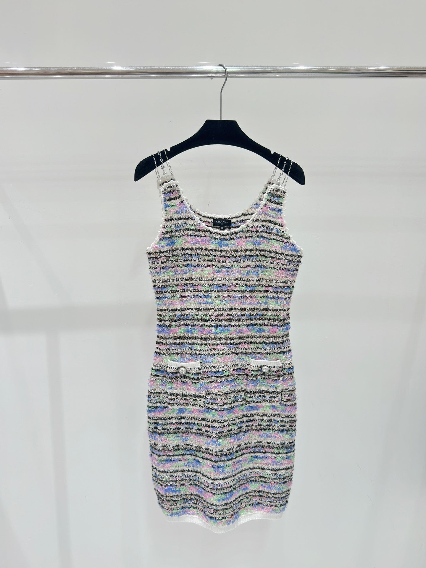 260315 New spring-autumn color-striped knitted tank top