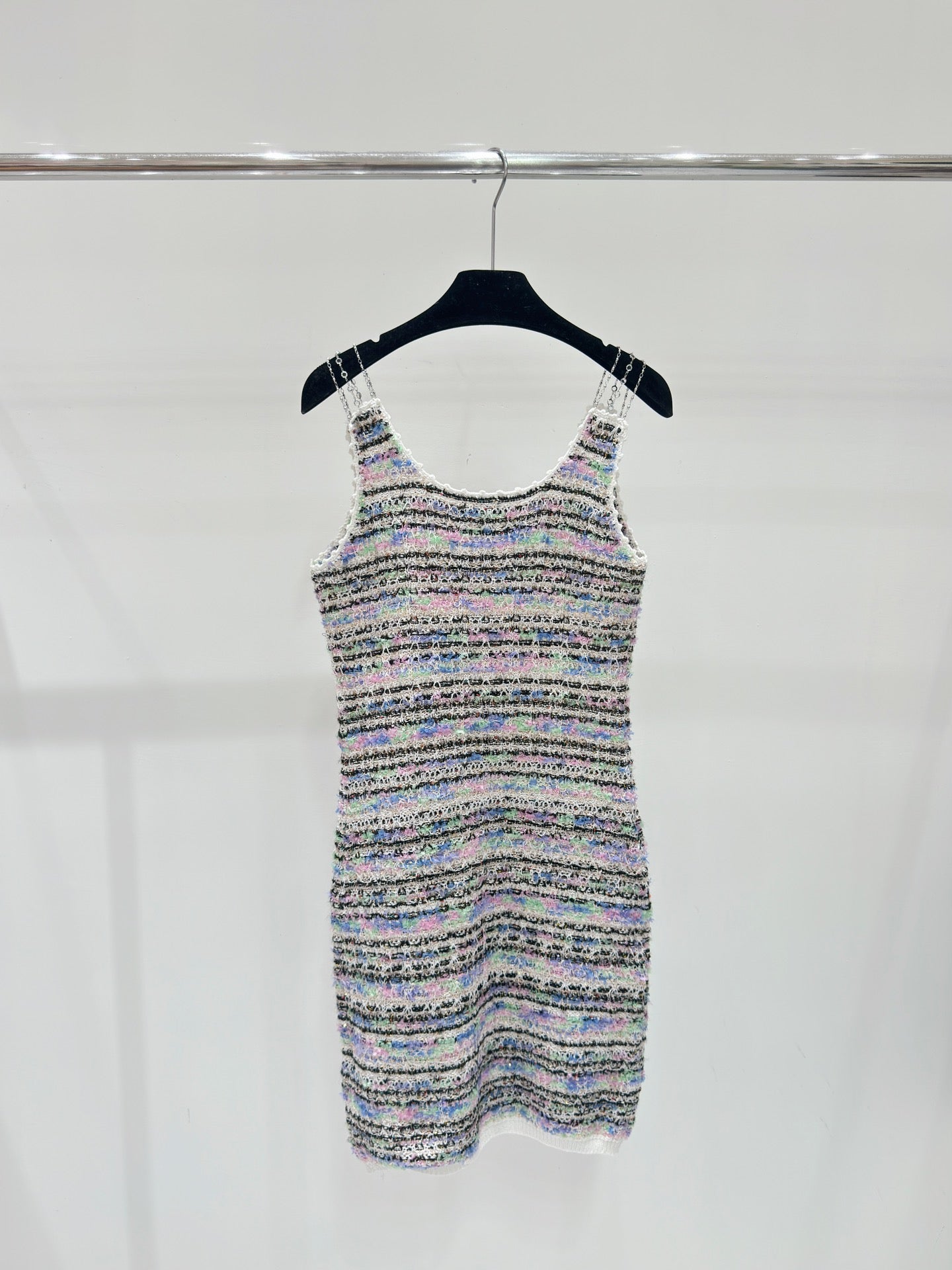 260315 New spring-autumn color-striped knitted tank top