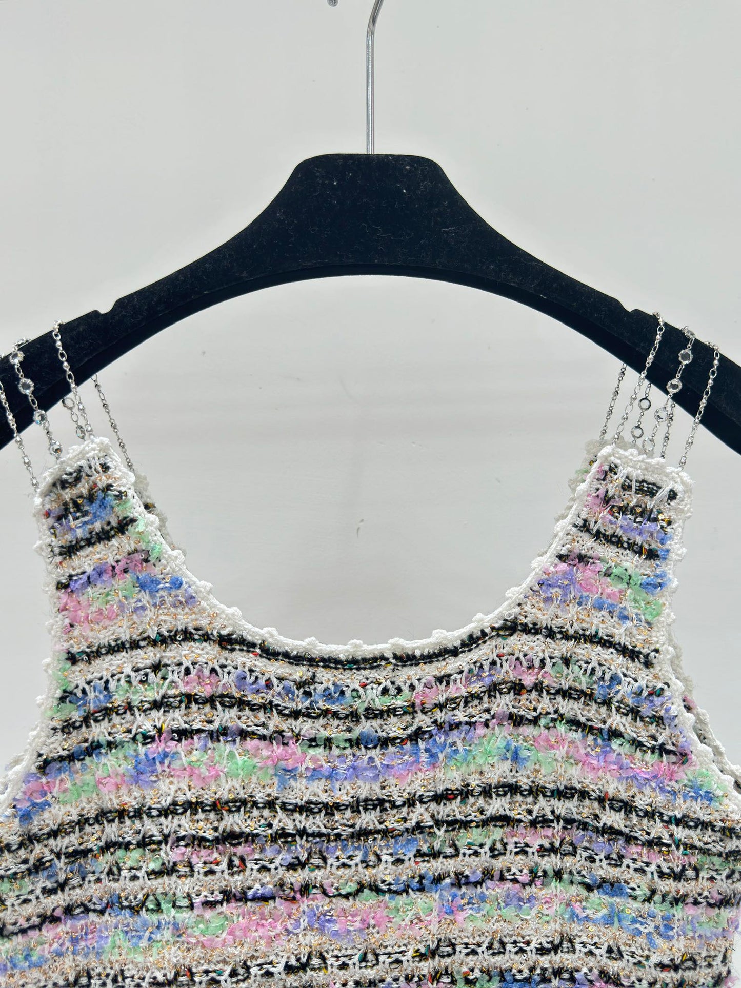 260315 New spring-autumn color-striped knitted tank top