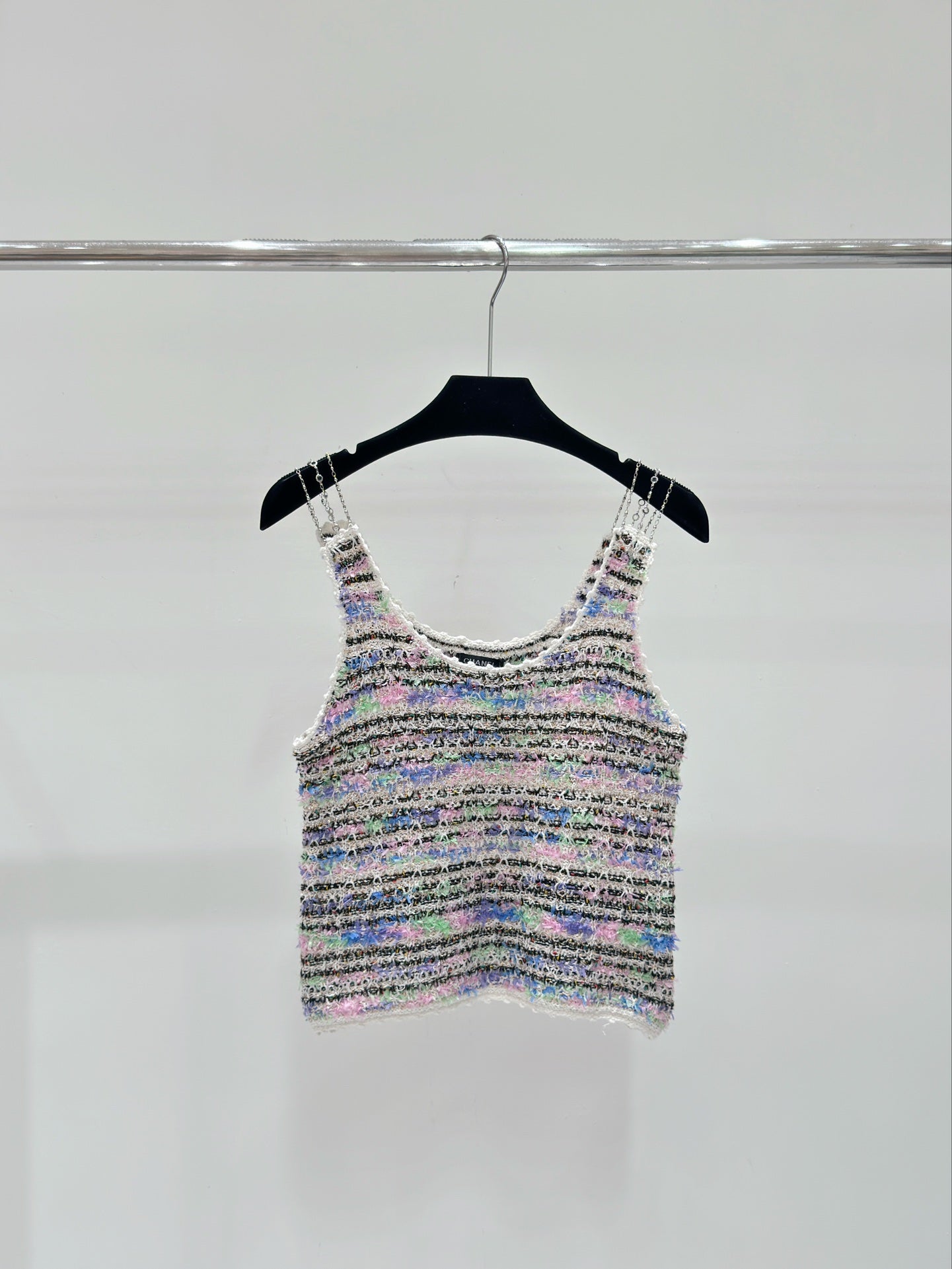 260315 New Spring-Autumn Round-neck Beaded Blouse