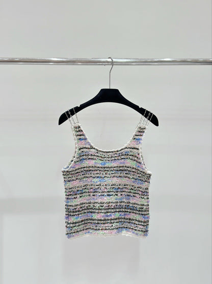 260315 New Spring-Autumn Round-neck Beaded Blouse