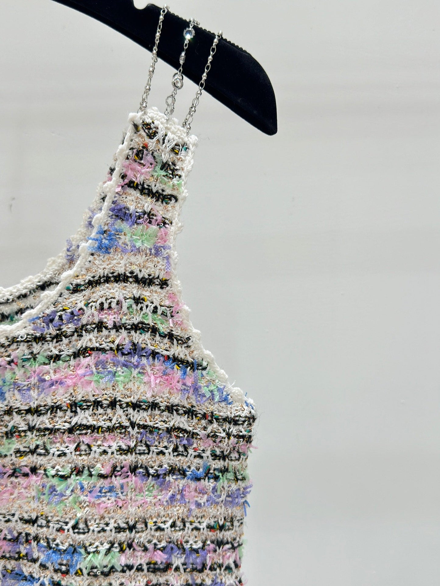 260315 New Spring-Autumn Round-neck Beaded Blouse