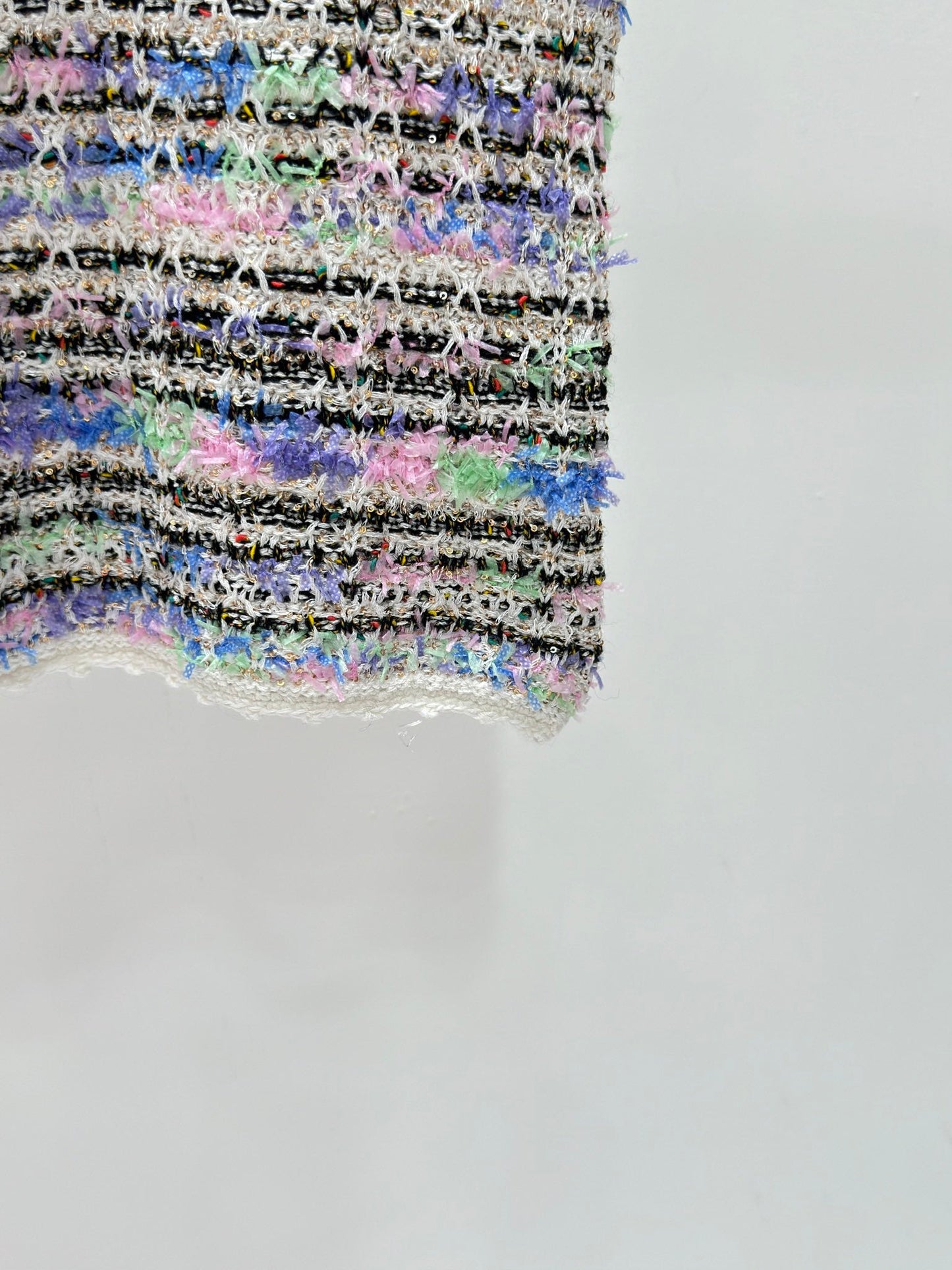 260315 New Spring-Autumn Round-neck Beaded Blouse
