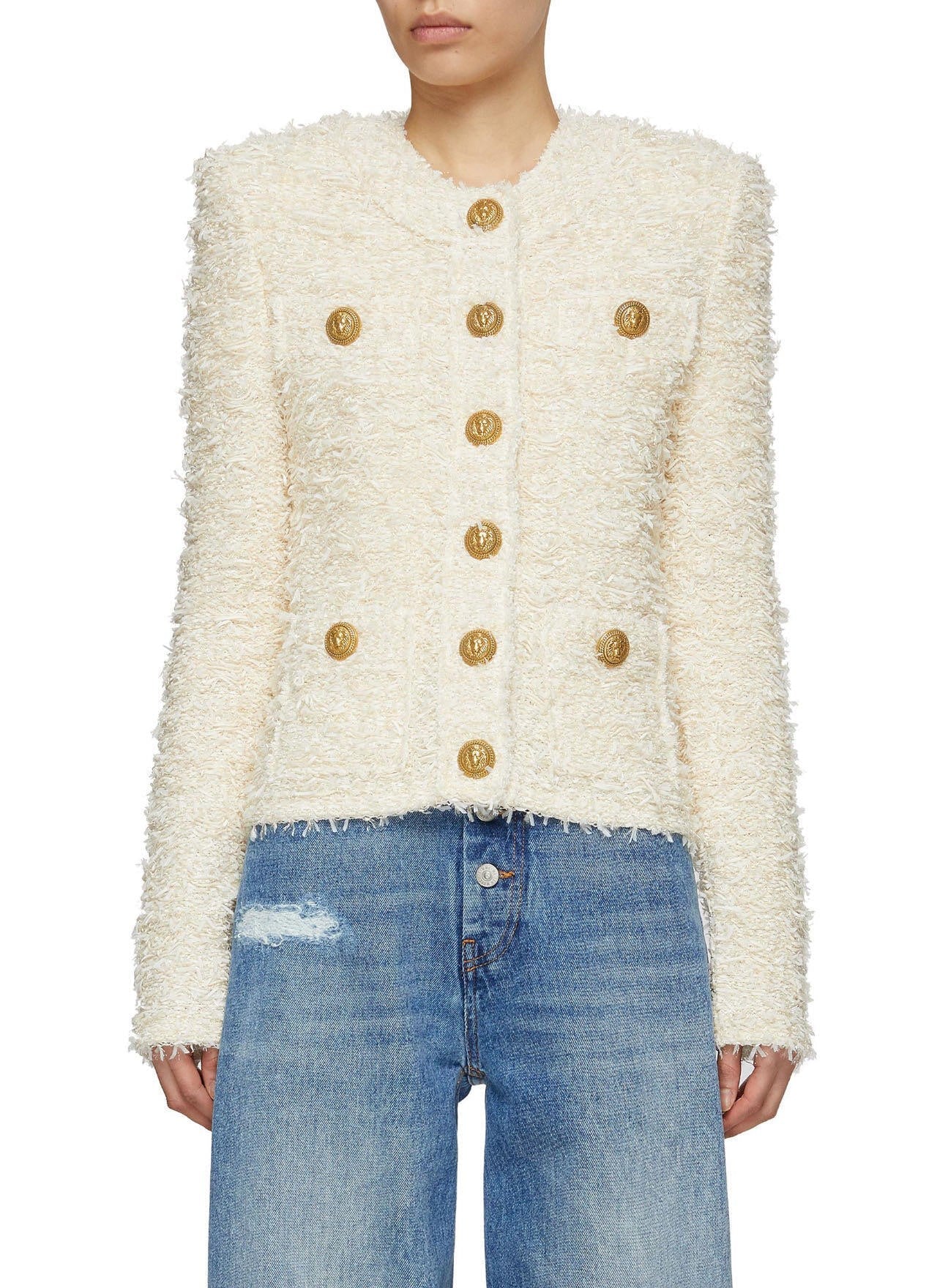 260315 New autumn-style thick knitted chic sweater coat