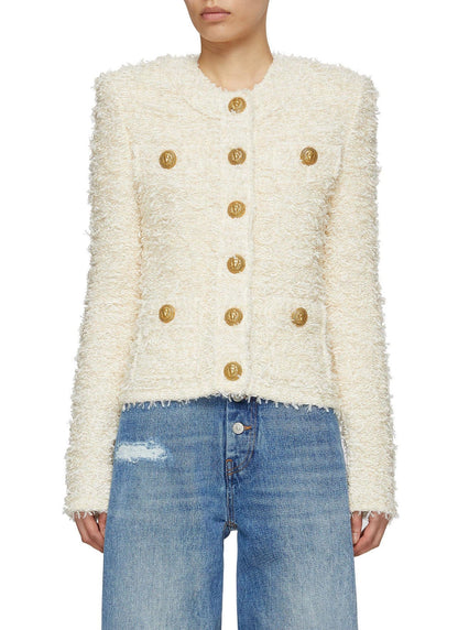 260315 New autumn-style thick knitted chic sweater coat