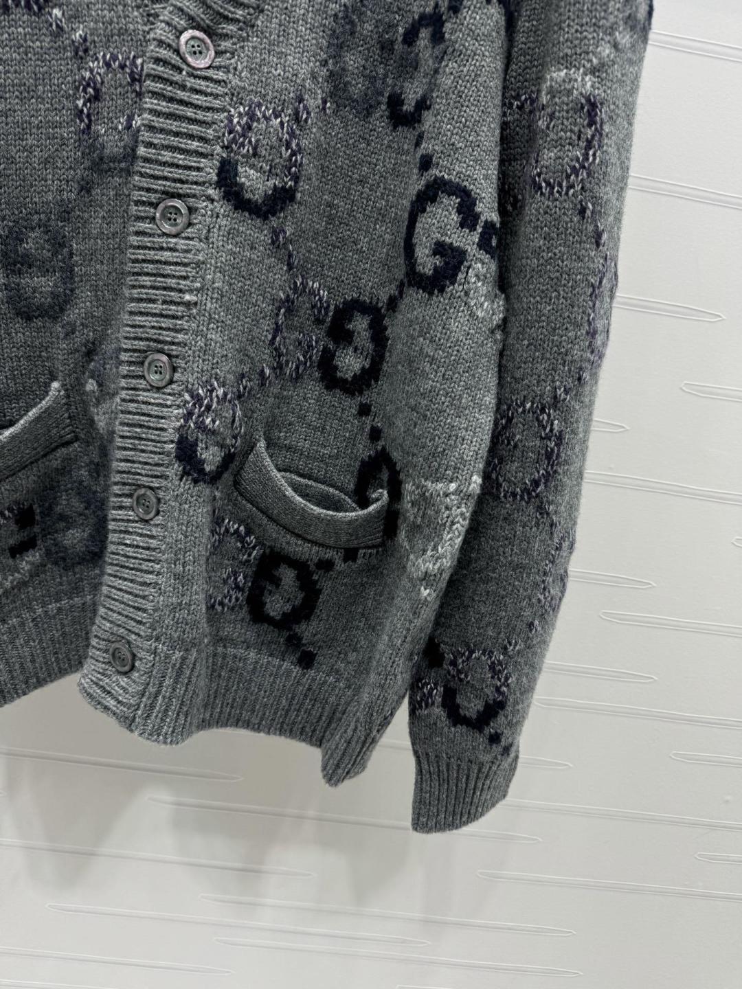 260315 New fall/winter style thick knitted graphic print pullover sweater