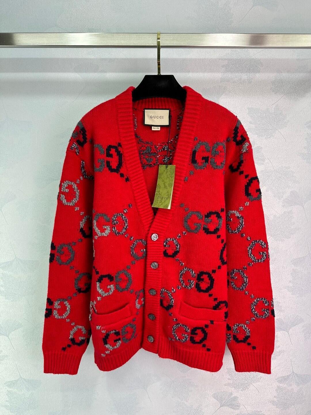260315 New fall/winter style thick knitted graphic print pullover sweater