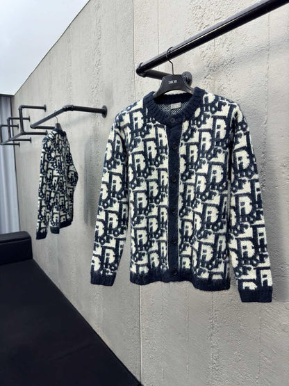 260315 New fall and winter style thick knitted sweater coat