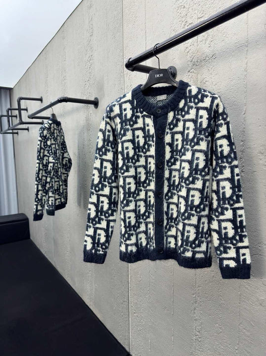 260315 New fall and winter style thick knitted sweater coat