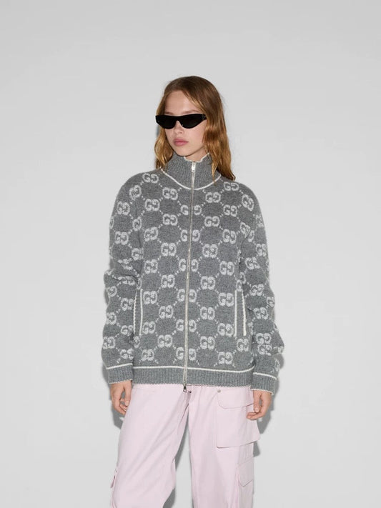 260315 New fall and winter style thick knitted sweater coat