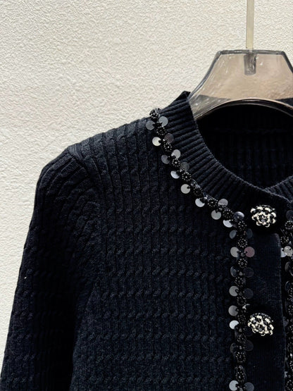 260317 New high-quality knitted lightweight coat