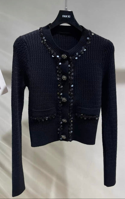 260317 New high-quality knitted lightweight coat