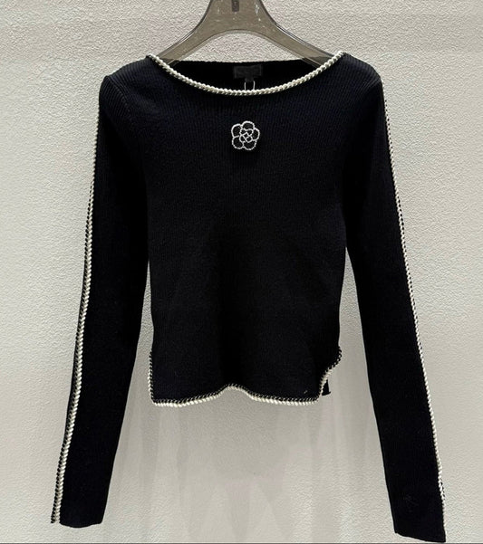 260317 New high-quality knitted base top