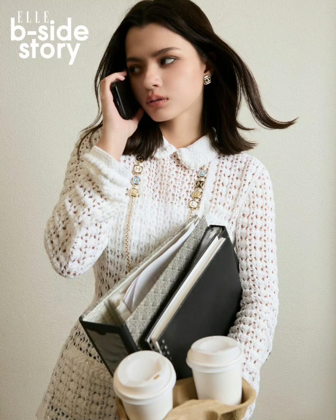 260317 New high-quality mesh knitted sweater