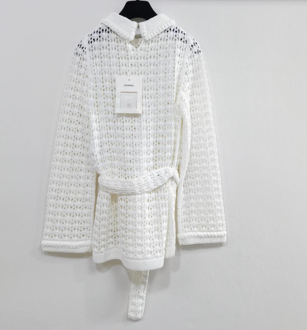 260317 New high-quality mesh knitted sweater
