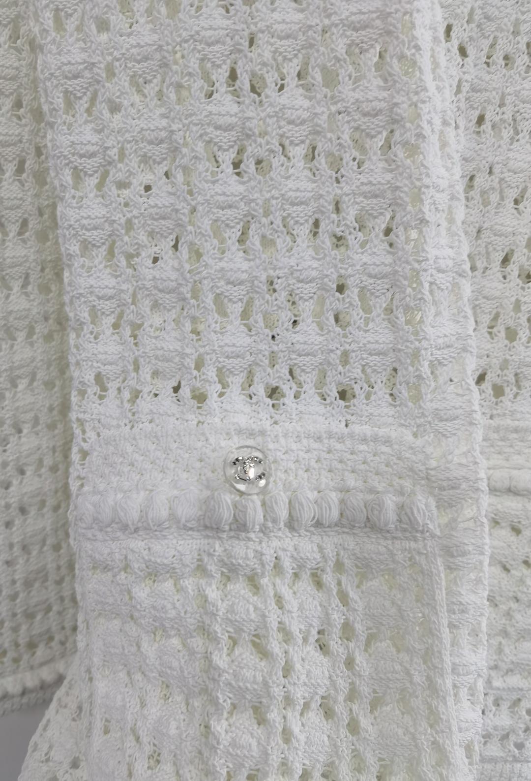 260317 New high-quality mesh knitted sweater