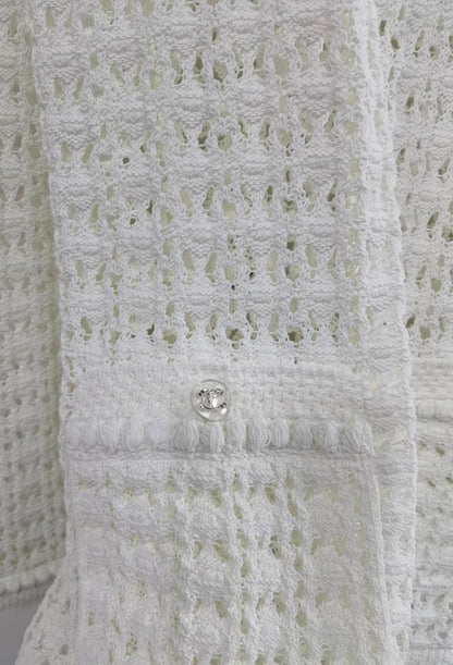 260317 New high-quality mesh knitted sweater