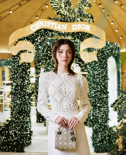 260317 New high-quality mesh knitted sweater