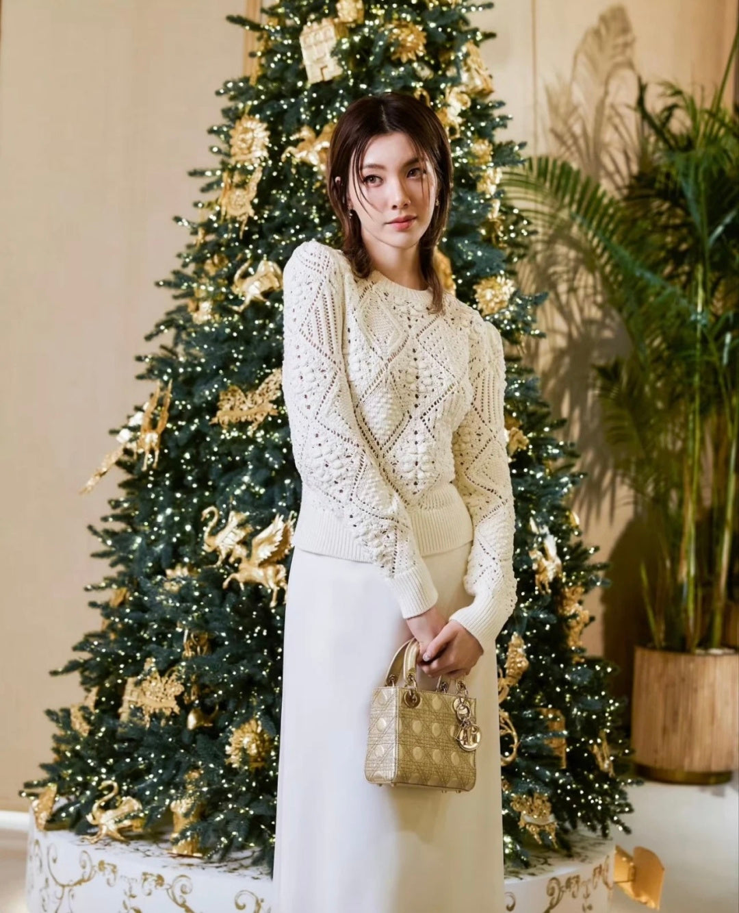 260317 New high-quality mesh knitted sweater