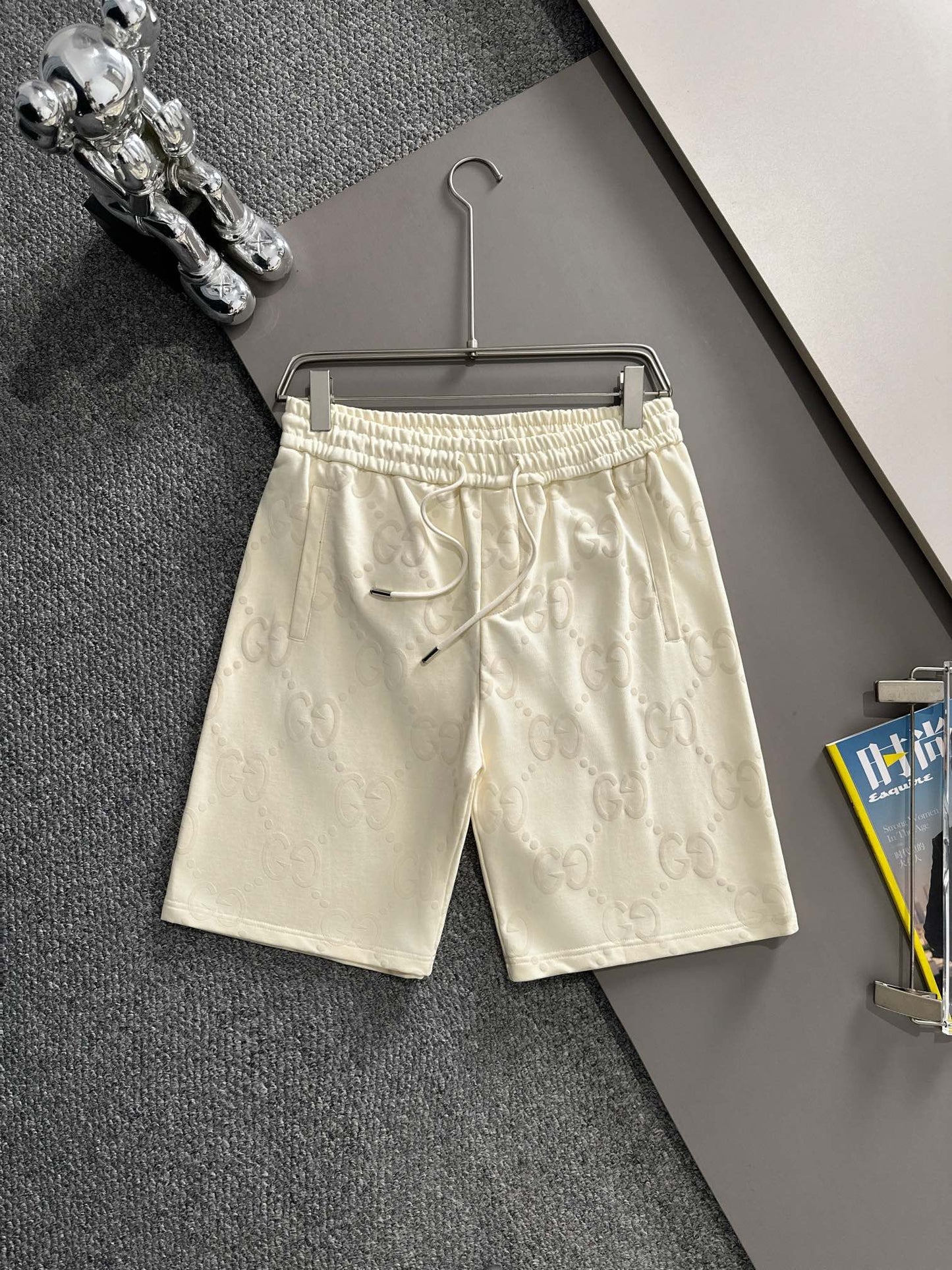260317 New high-quality knitted jacquard printed short pants