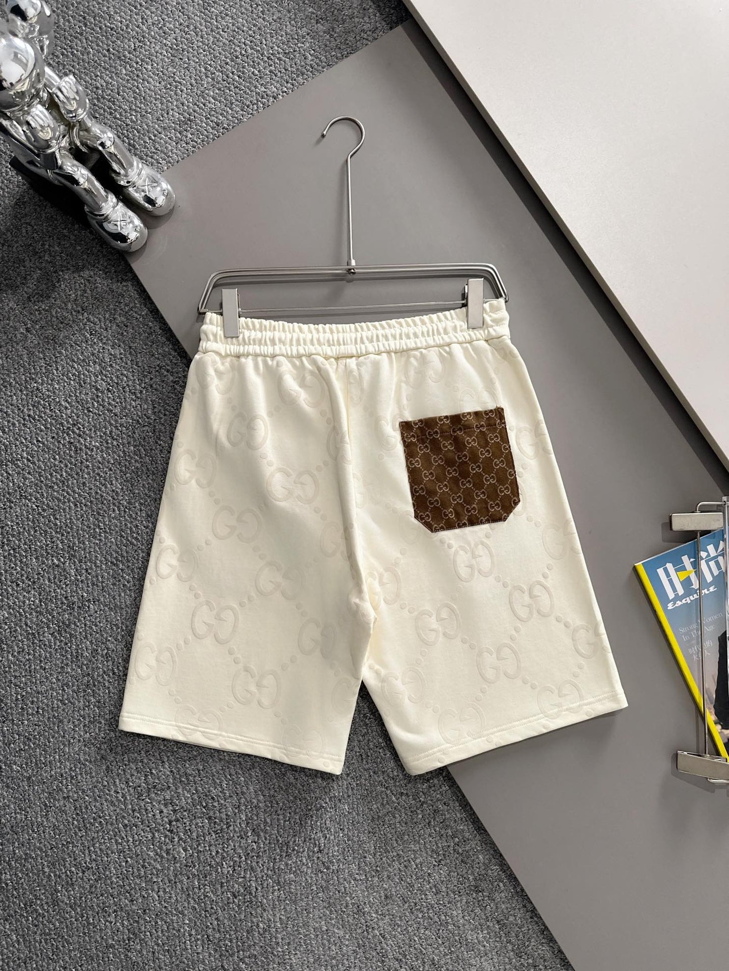 260317 New high-quality knitted jacquard printed short pants