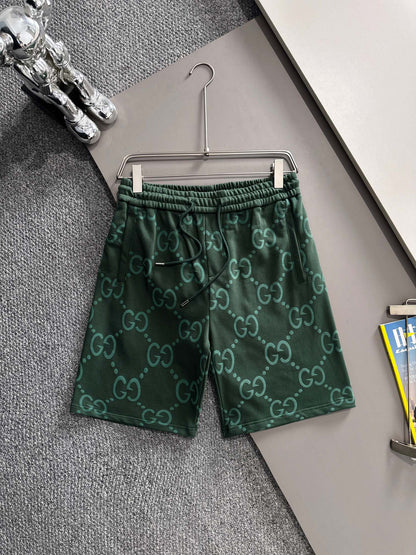 260317 New high-quality knitted jacquard printed short pants