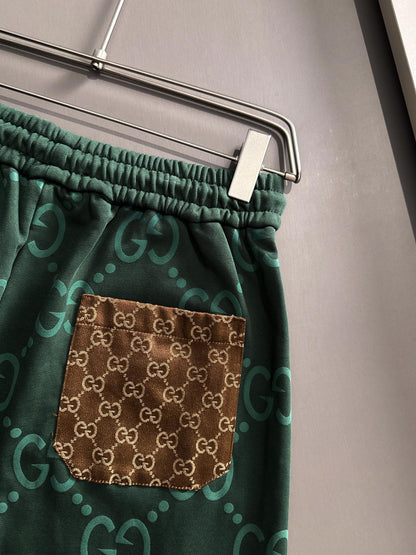 260317 New high-quality knitted jacquard printed short pants