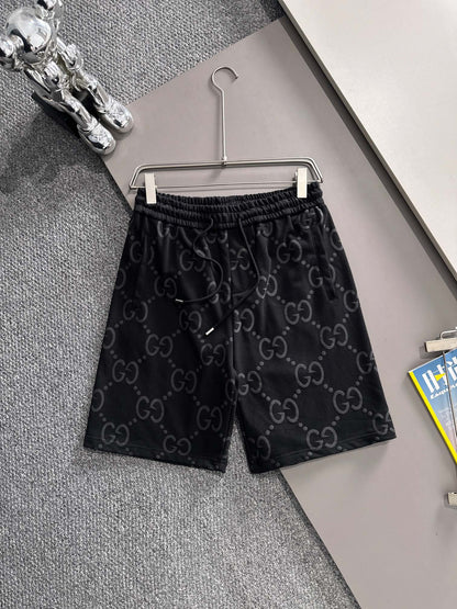 260317 New high-quality knitted jacquard printed short pants