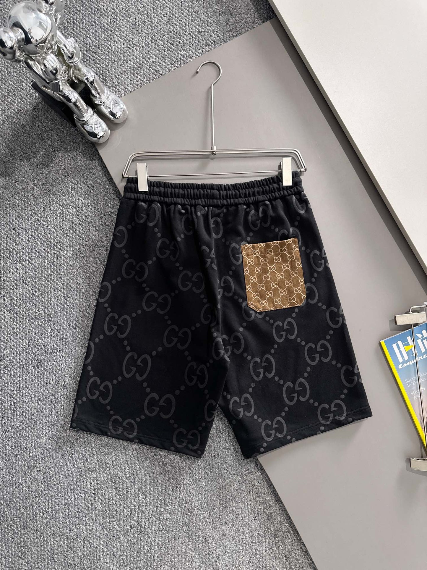 260317 New high-quality knitted jacquard printed short pants